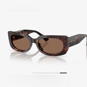 Jimmy Choo Tortoise Shell Sunglasses